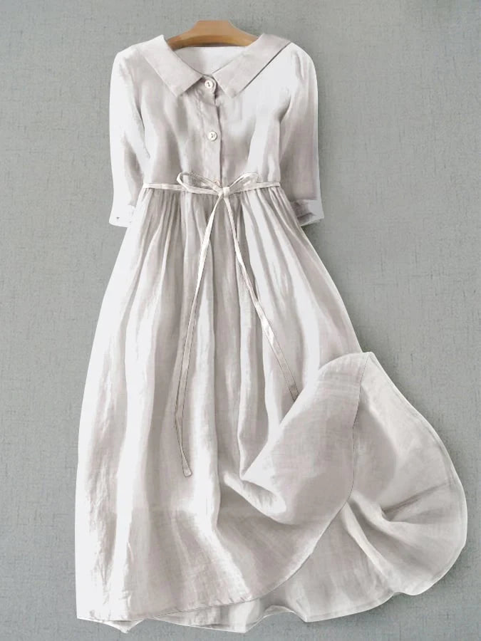 Einfache künstlerische Baumwollkleid