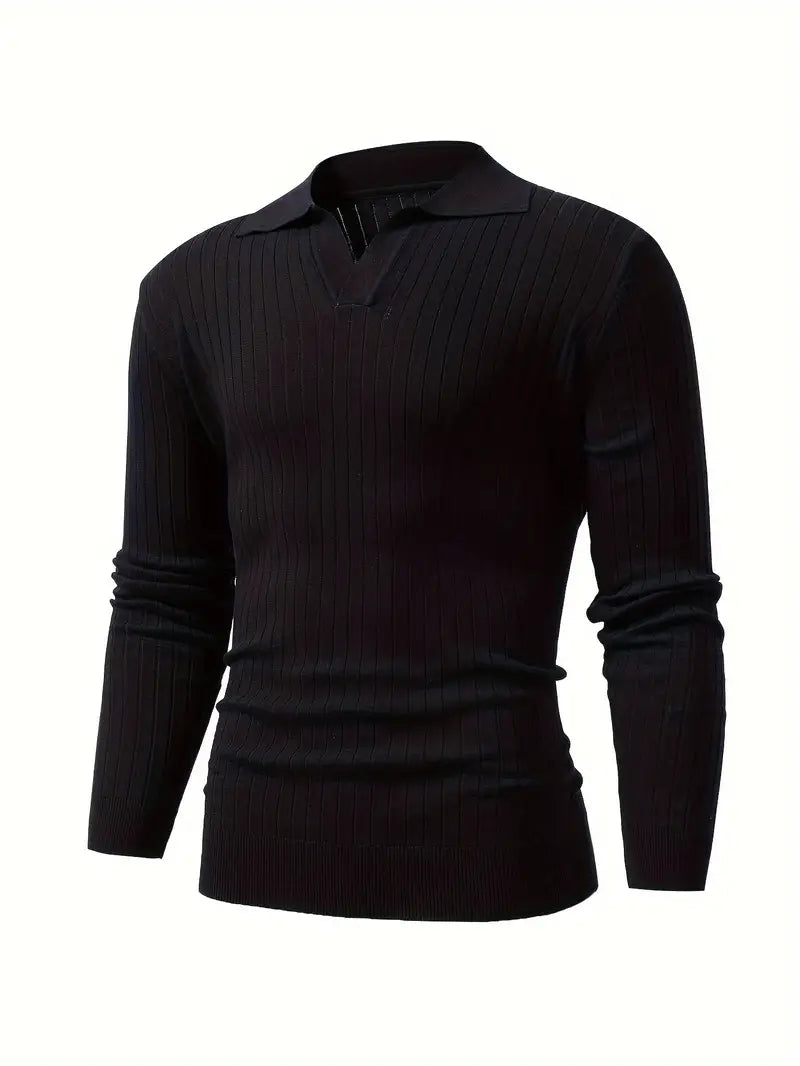 SOGNO: FIGURBETONTER GERIPPTER PULLOVER