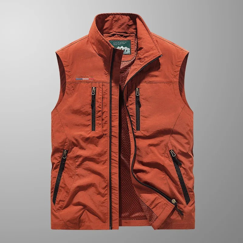 Vincent - Atmungsaktive Outdoor Cargo-Weste mit vielen Taschen