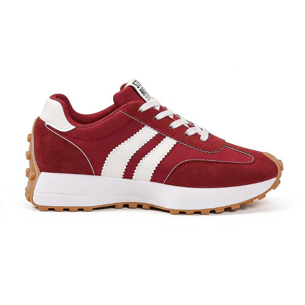 Retro-Plattform-Sneaker – Bequeme Schuhe aus robustem Wildleder