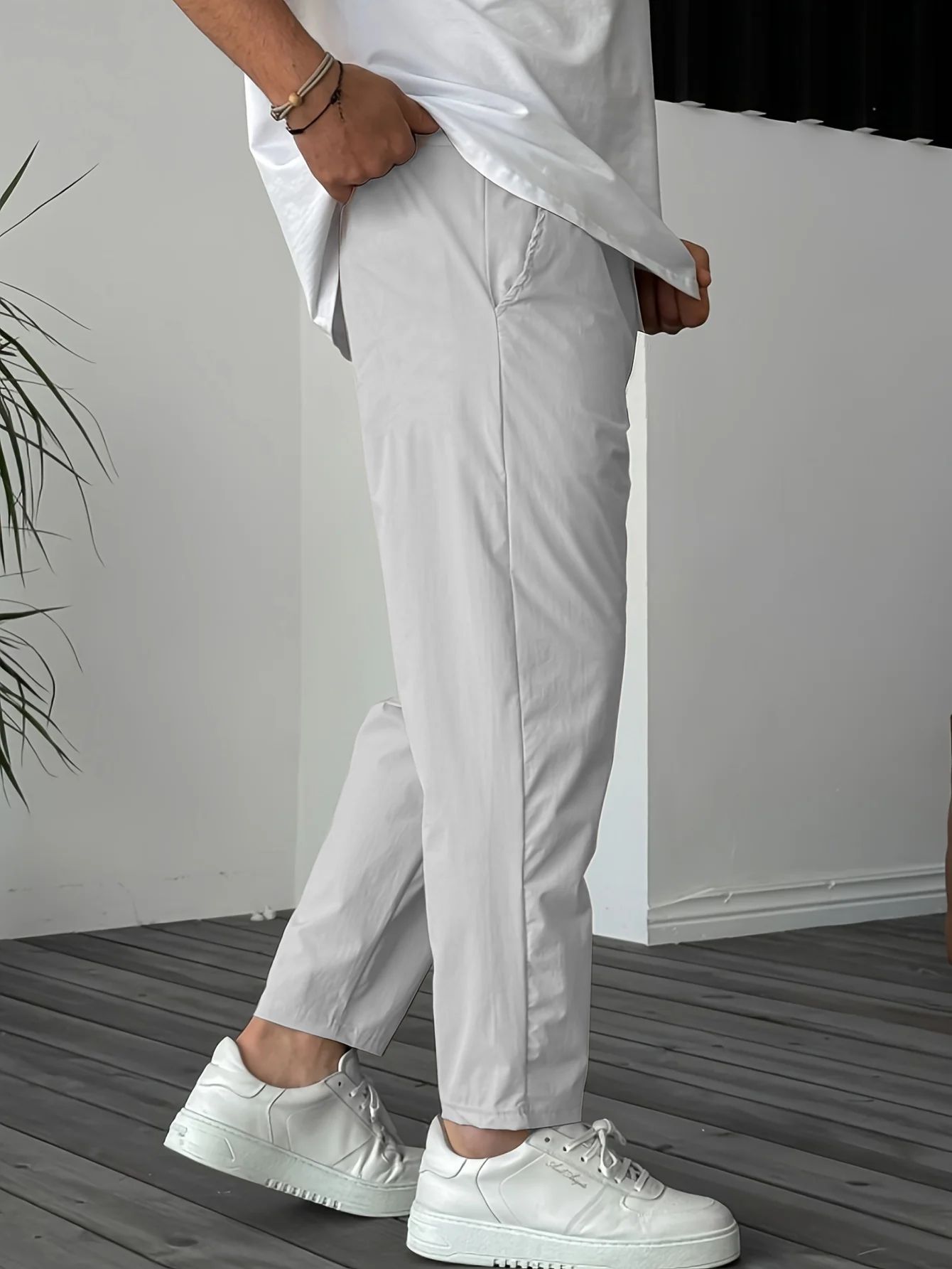 Essentielle, tapered Jogginghose mit Kordelzug
