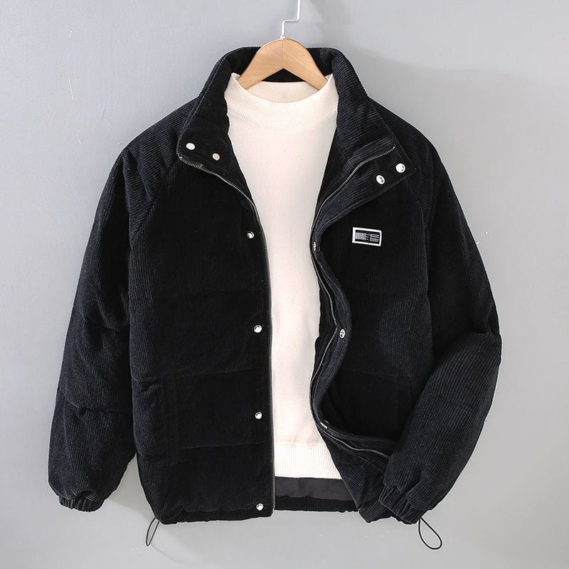 Bergmode Cord-Pufferjacke