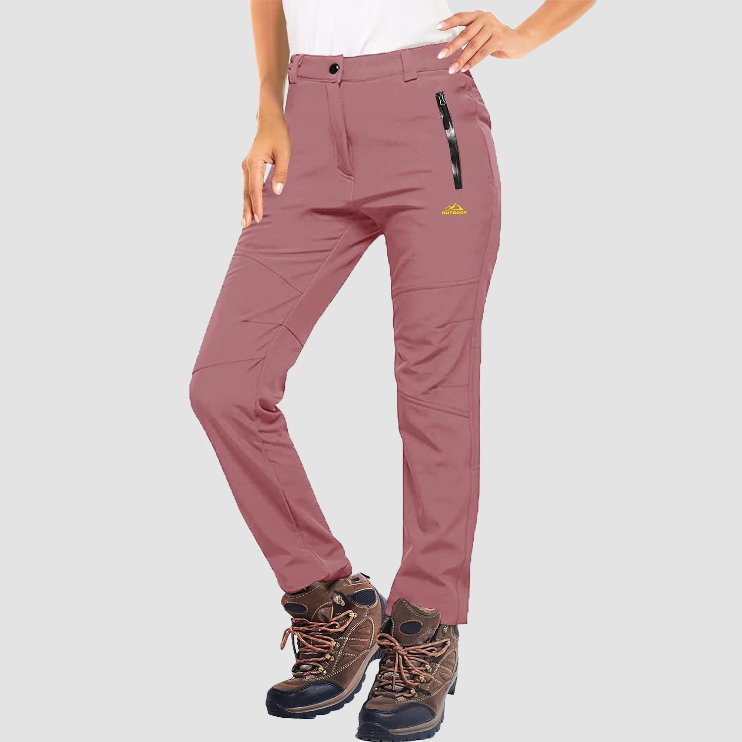 Damen Fleecegefütterte Wasserabweisende Winter Ski-Hosen