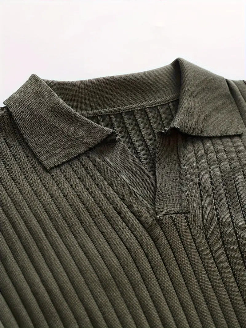 SOGNO: FIGURBETONTER GERIPPTER PULLOVER