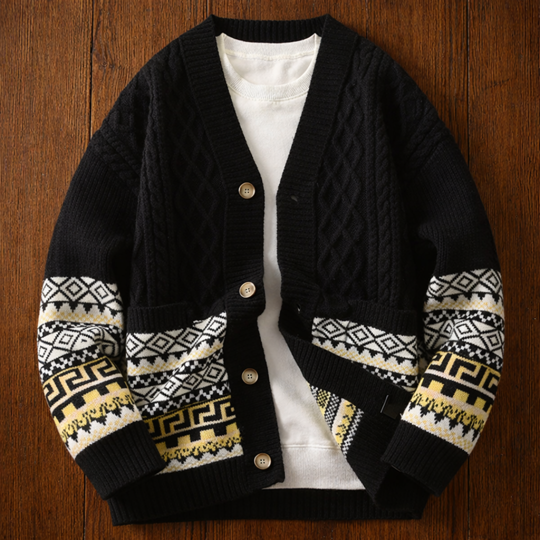 Klassischer Strick-Cardigan