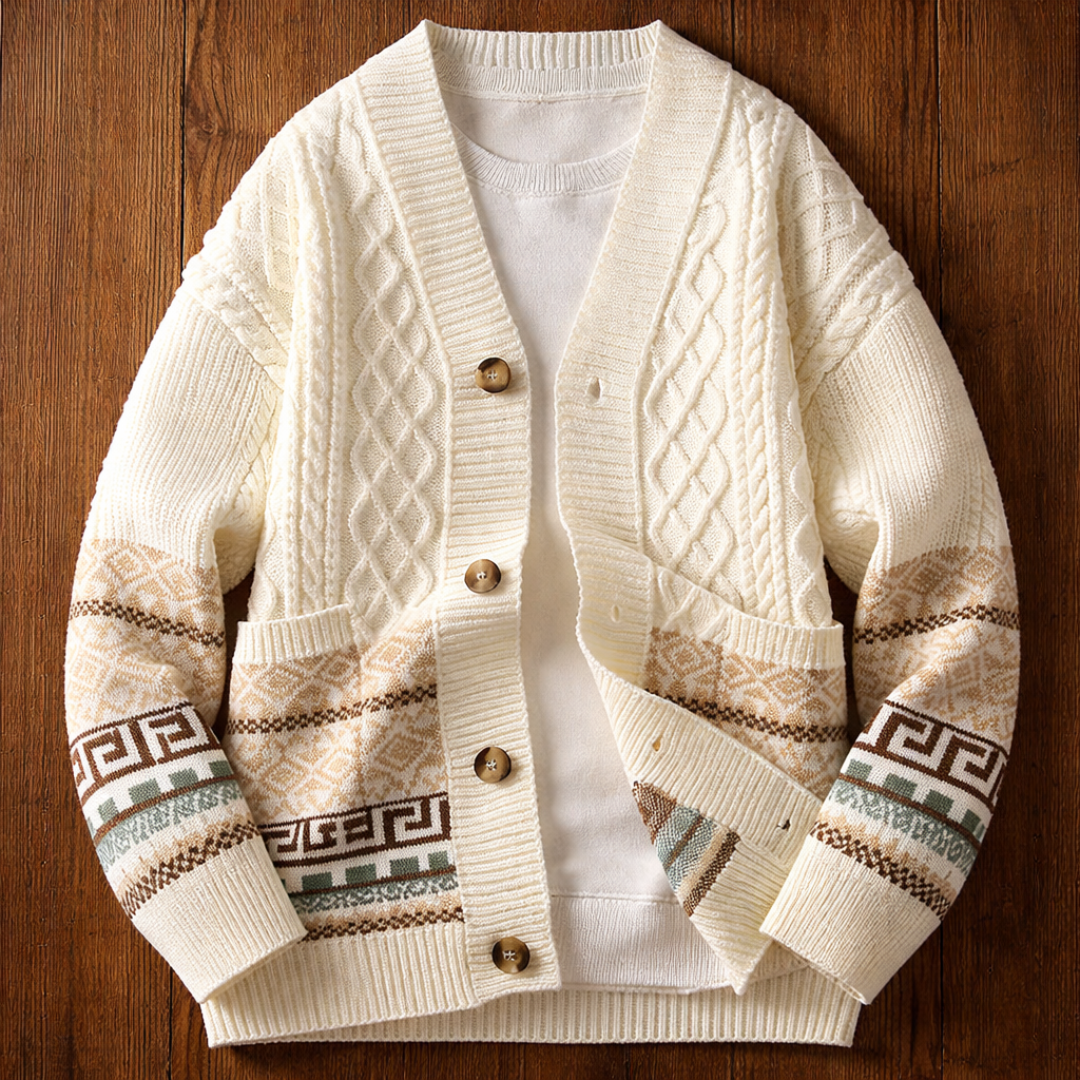 Klassischer Strick-Cardigan