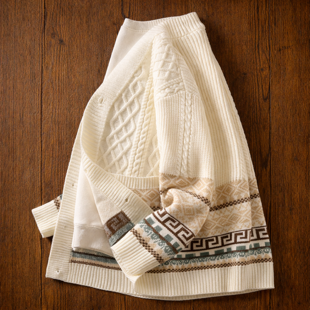 Klassischer Strick-Cardigan