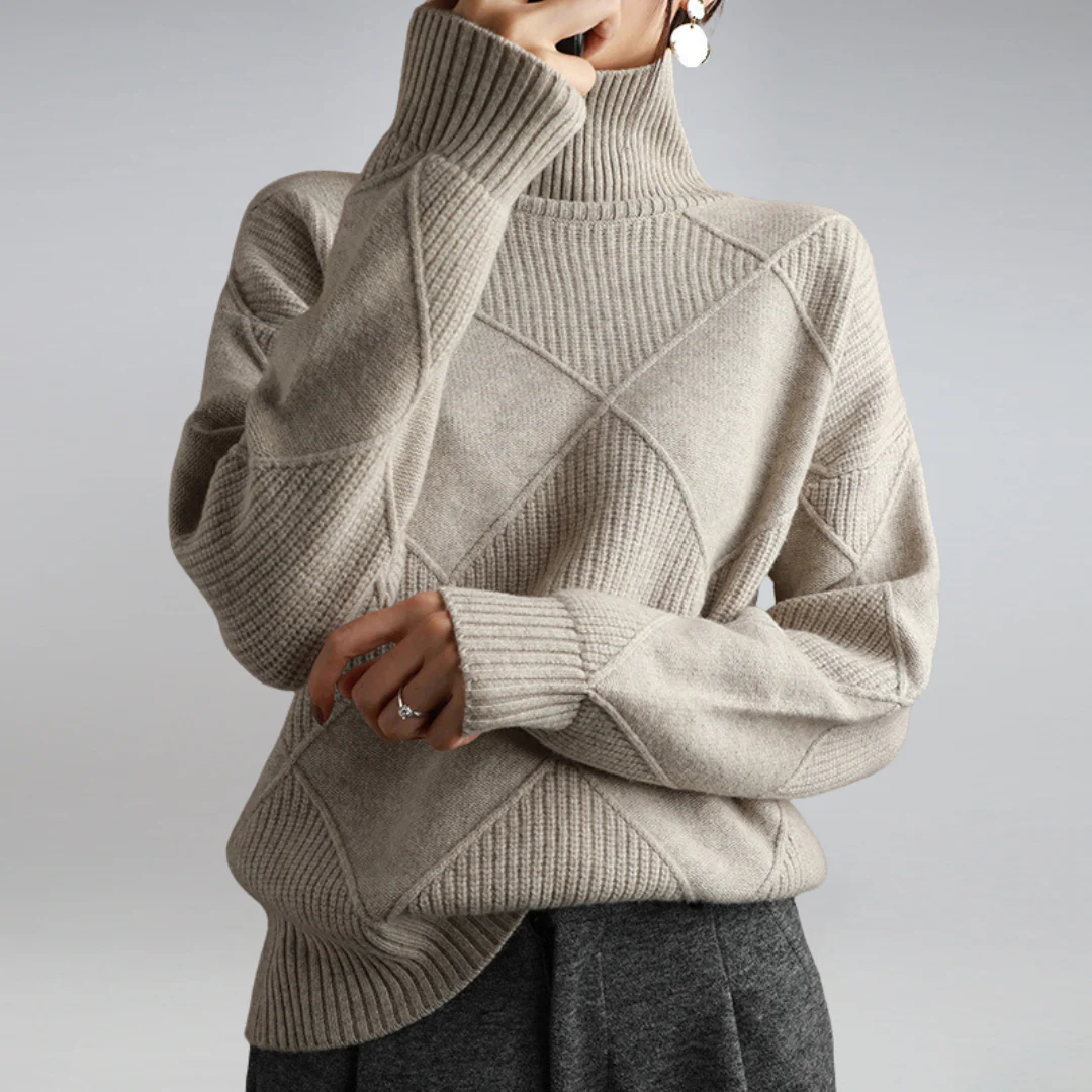 Amalia™ Weicher Strickpullover aus Wolle