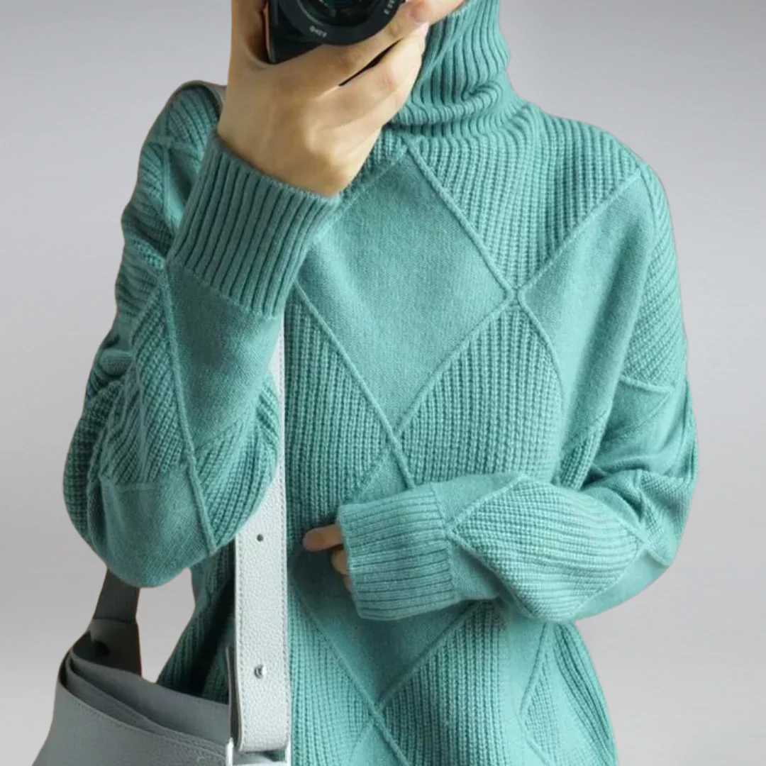 Amalia™ Weicher Strickpullover aus Wolle