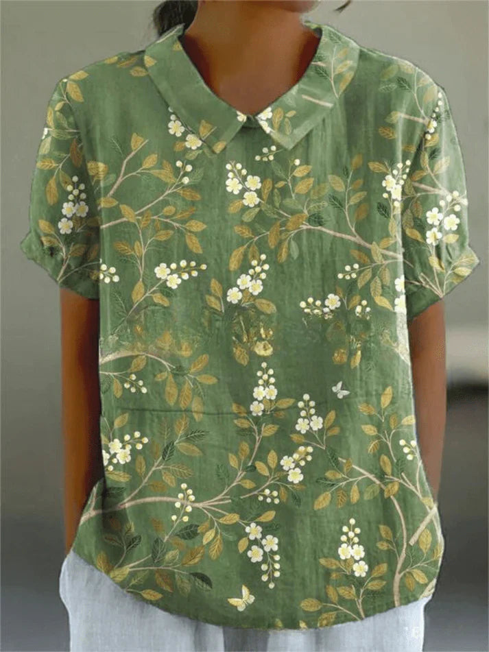 Inga - Bluse mit Blumenmuster