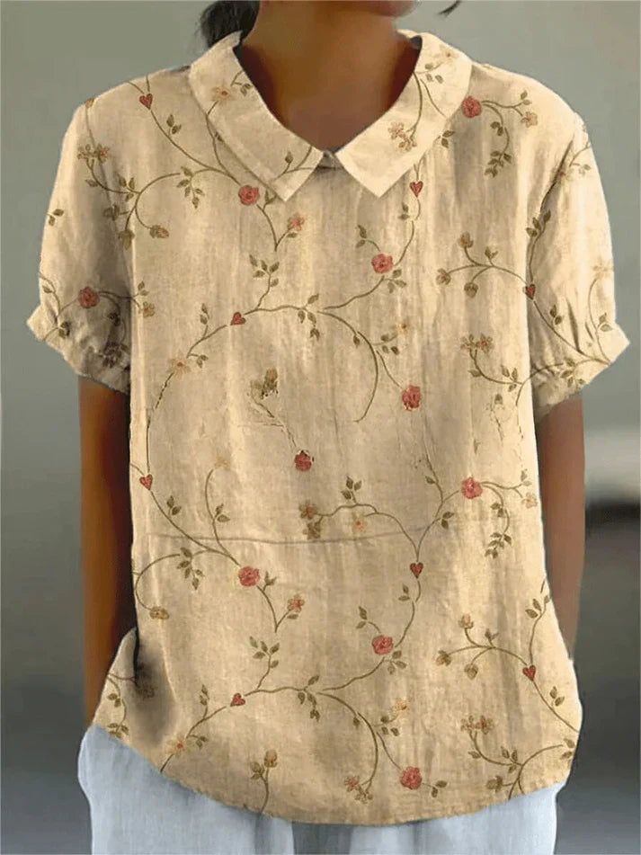 Inga - Bluse mit Blumenmuster