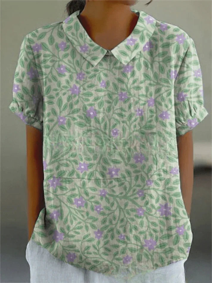 Inga - Bluse mit Blumenmuster