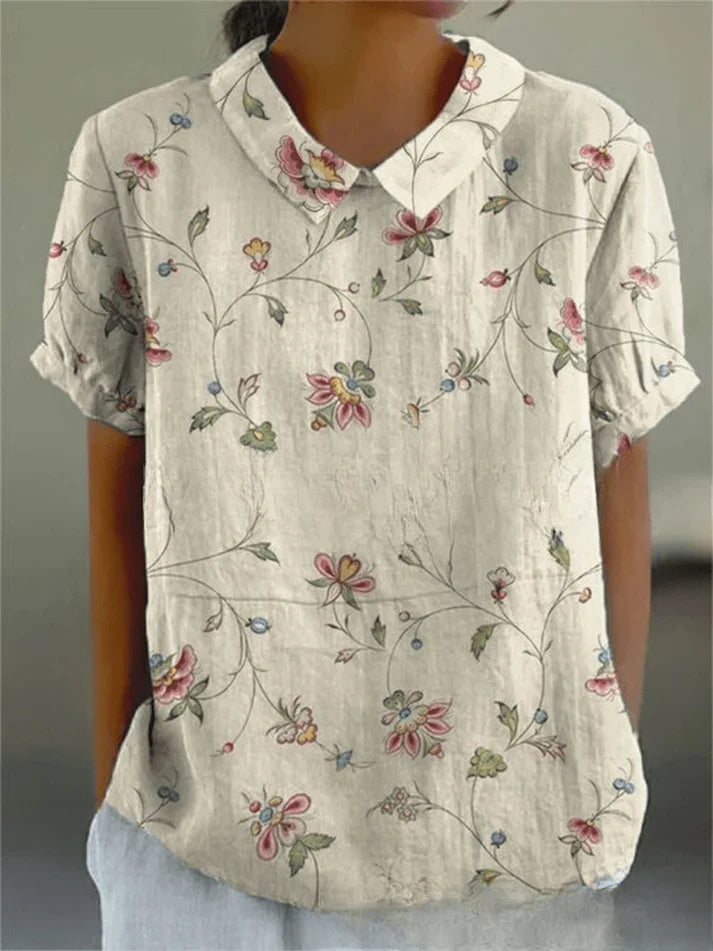 Inga - Bluse mit Blumenmuster