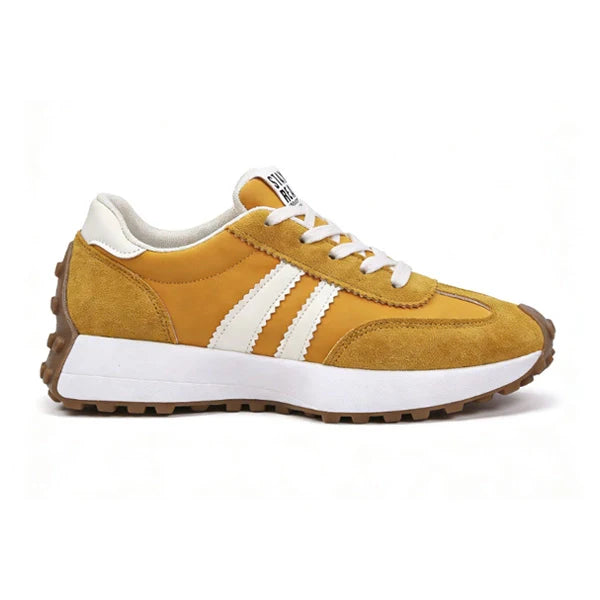 Retro-Plattform-Sneaker – Bequeme Schuhe aus robustem Wildleder