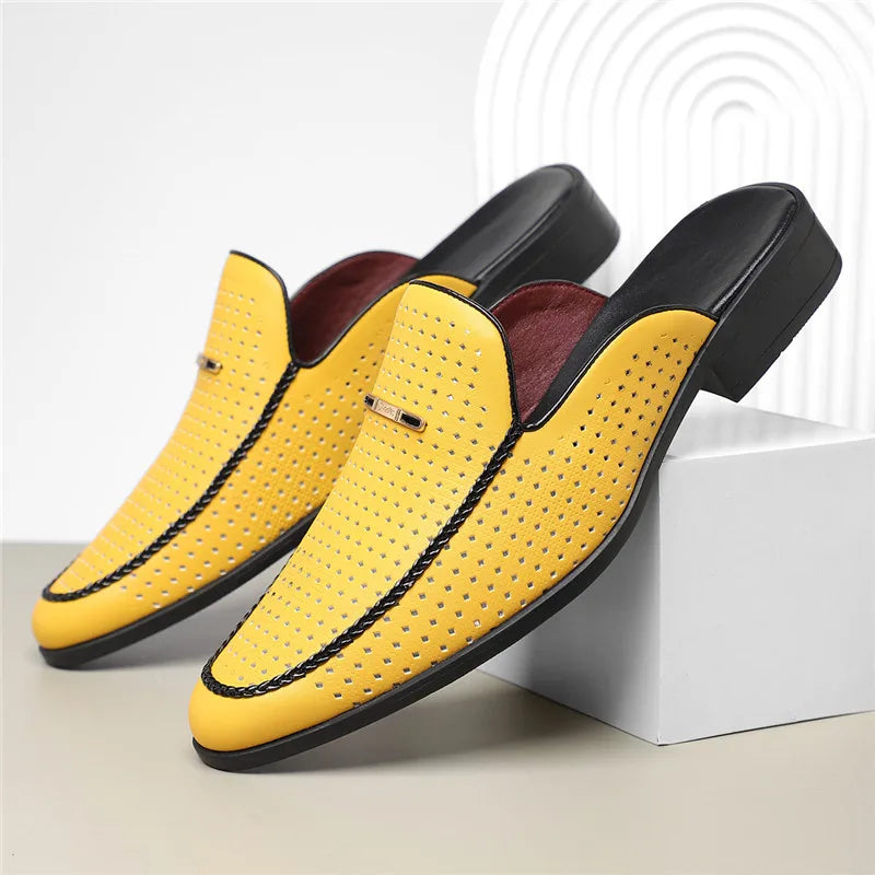 Capri Echtes Leder Slides