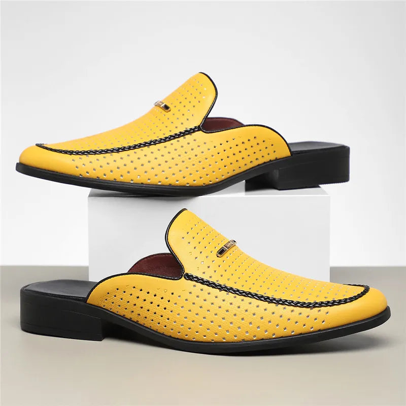 Capri Echtes Leder Slides