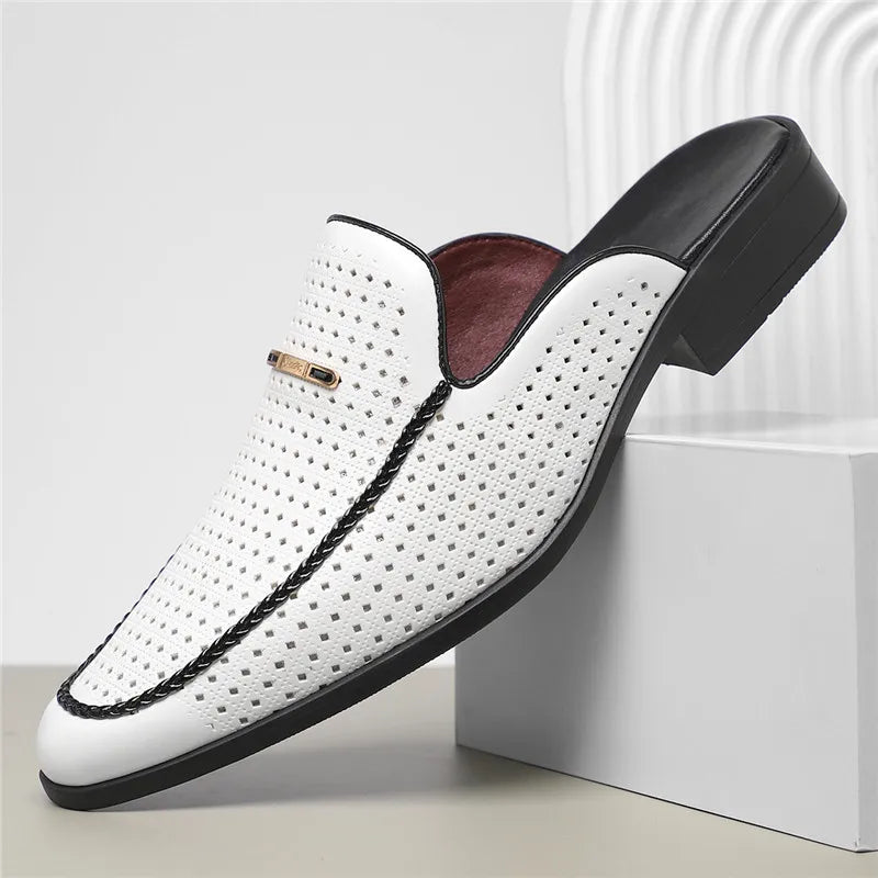Capri Echtes Leder Slides