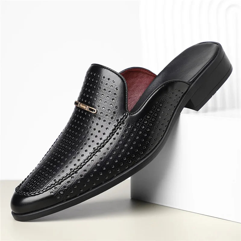 Capri Echtes Leder Slides