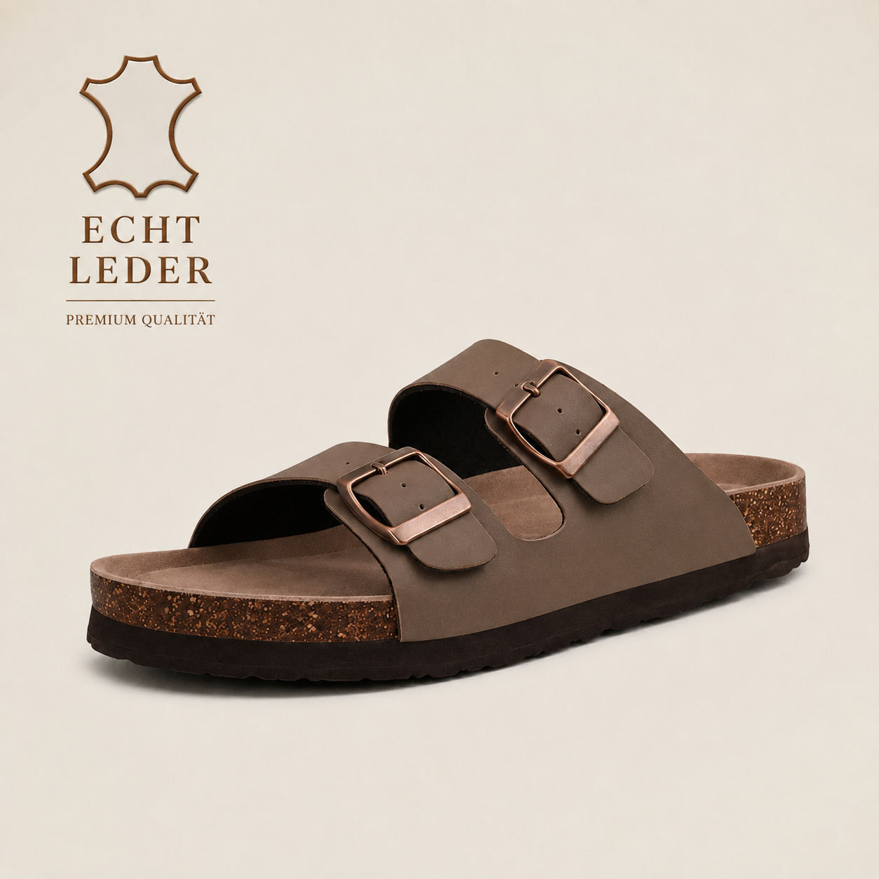 Sommer Kork-Ledersandalen