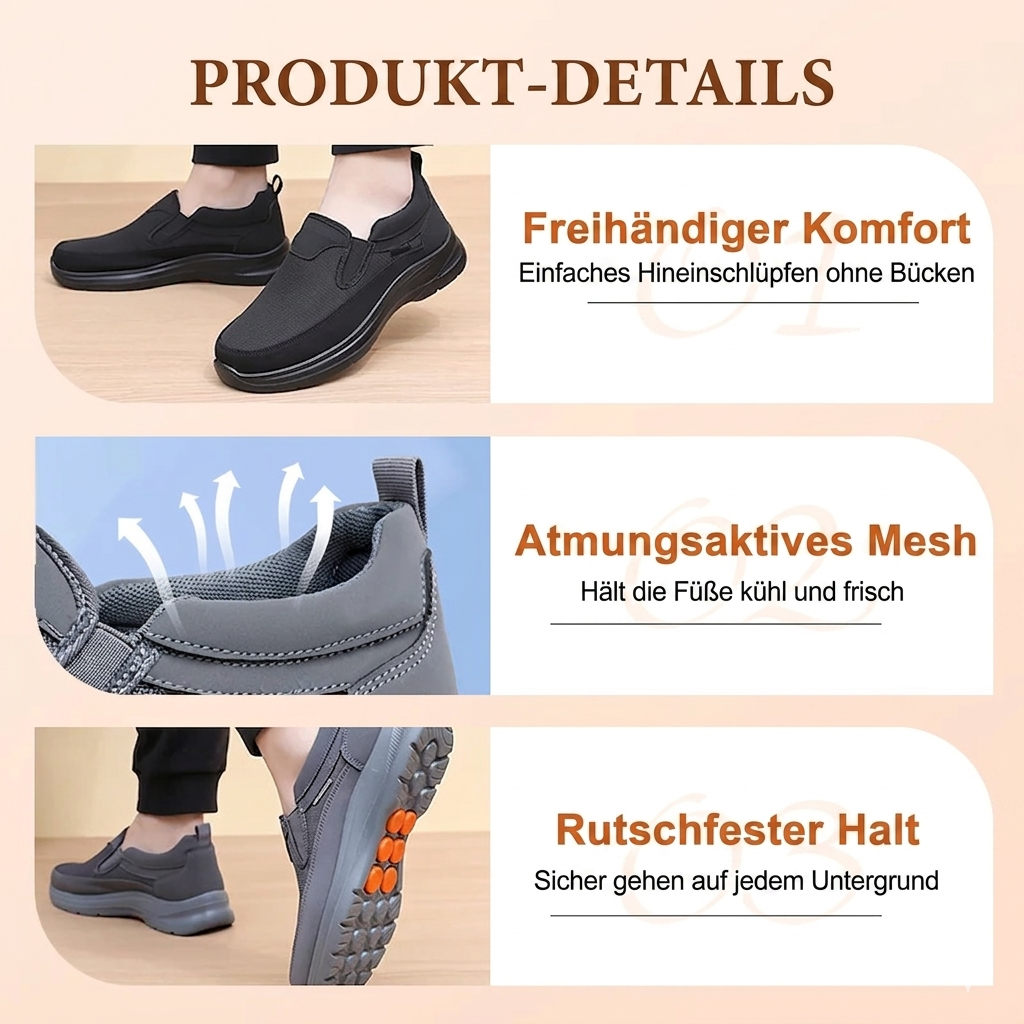 CloudWalk Pro – Fußgewölbeunterstützung mit Memory-Schaum-Einlegesohlen 🏃‍♂️💨