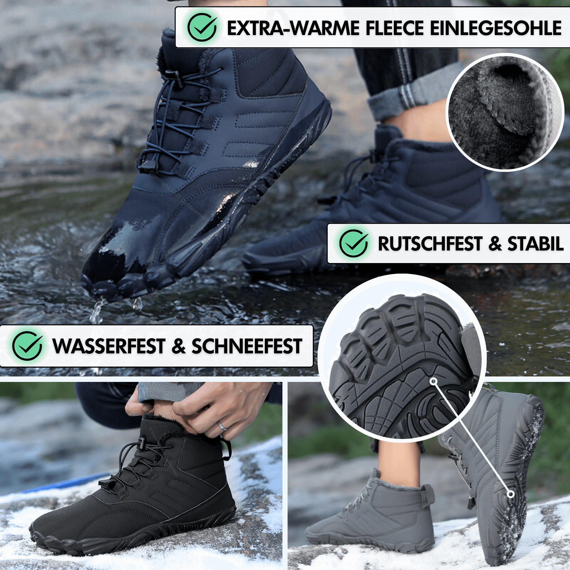 BERGMODE™ | Winterbarfußschuh Polar