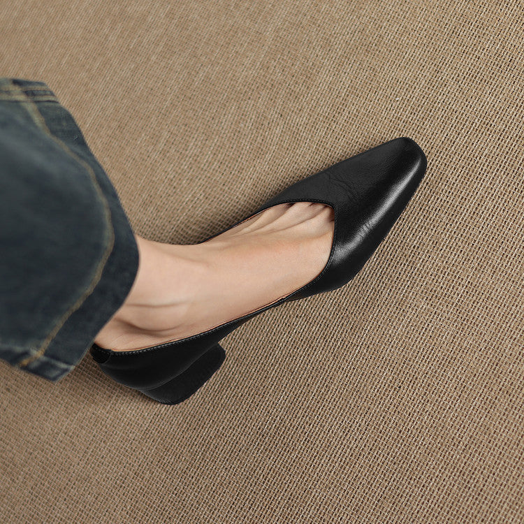 Zila Echtes Leder Absatzschuhe