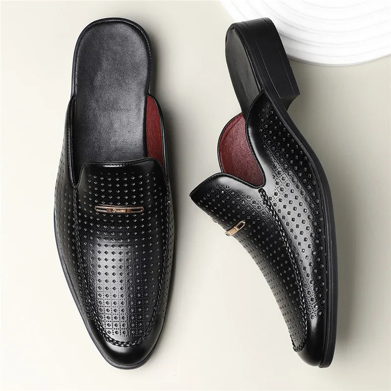 Capri Echtes Leder Slides