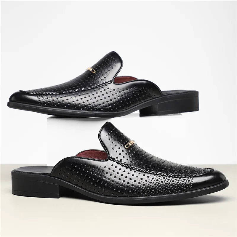 Capri Echtes Leder Slides
