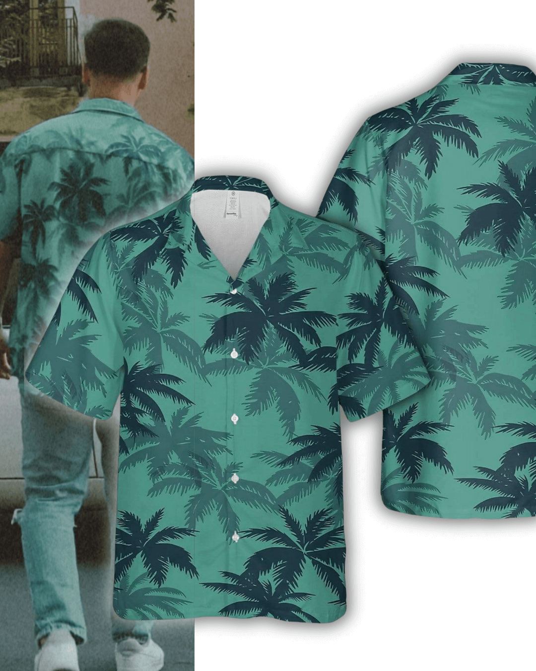80S MIAMI HAWAIISHIRT