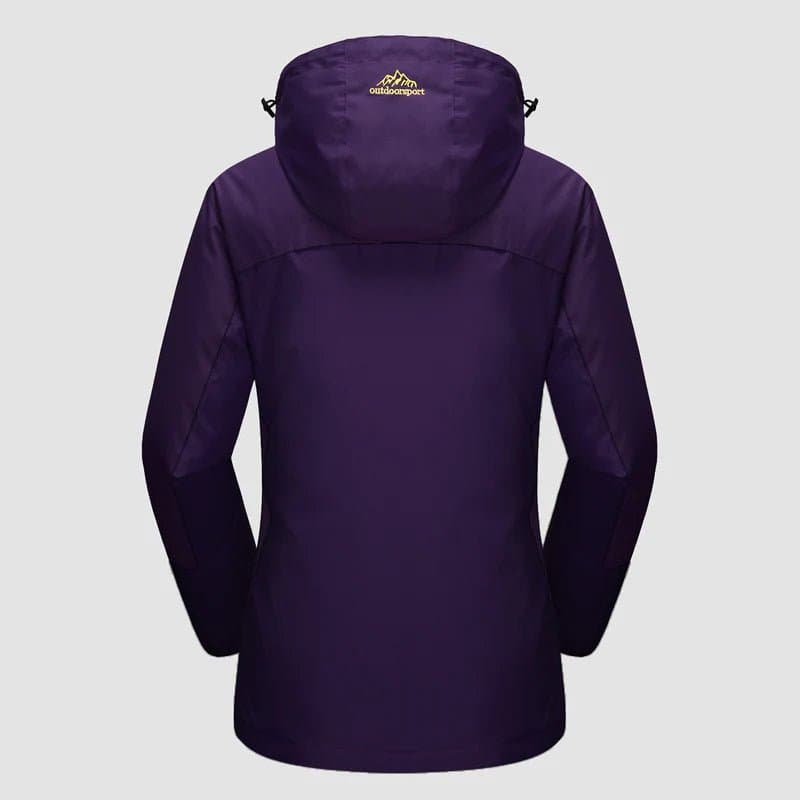 3-in-1 Wasserdichter Wintermantel, Fleece-Futter, Zweiteiliger Anzug, Kapuzen-Ski- & Wandermantel