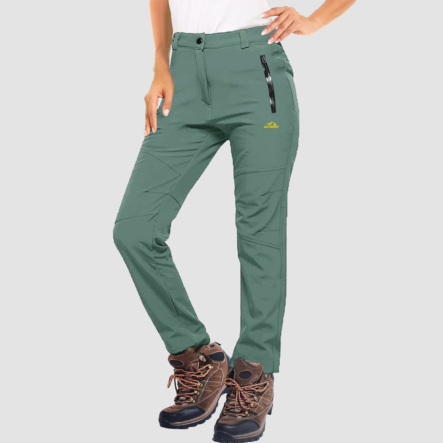 Damen Fleecegefütterte Wasserabweisende Winter Ski-Hosen