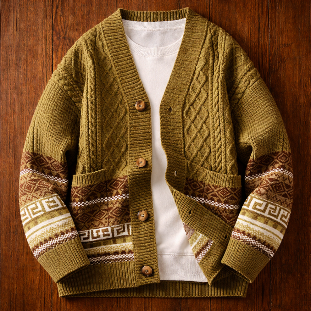 Klassischer Strick-Cardigan