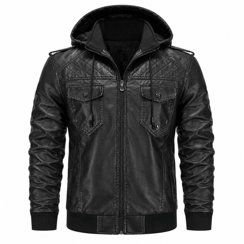 H.D. Crypto-Lederjacke