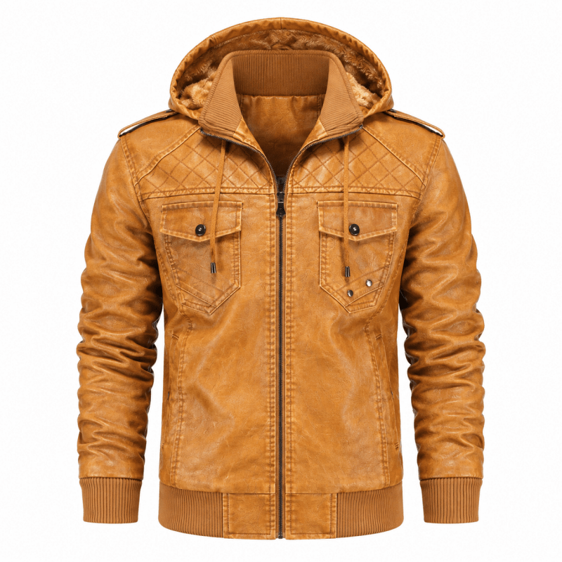 H.D. Crypto-Lederjacke