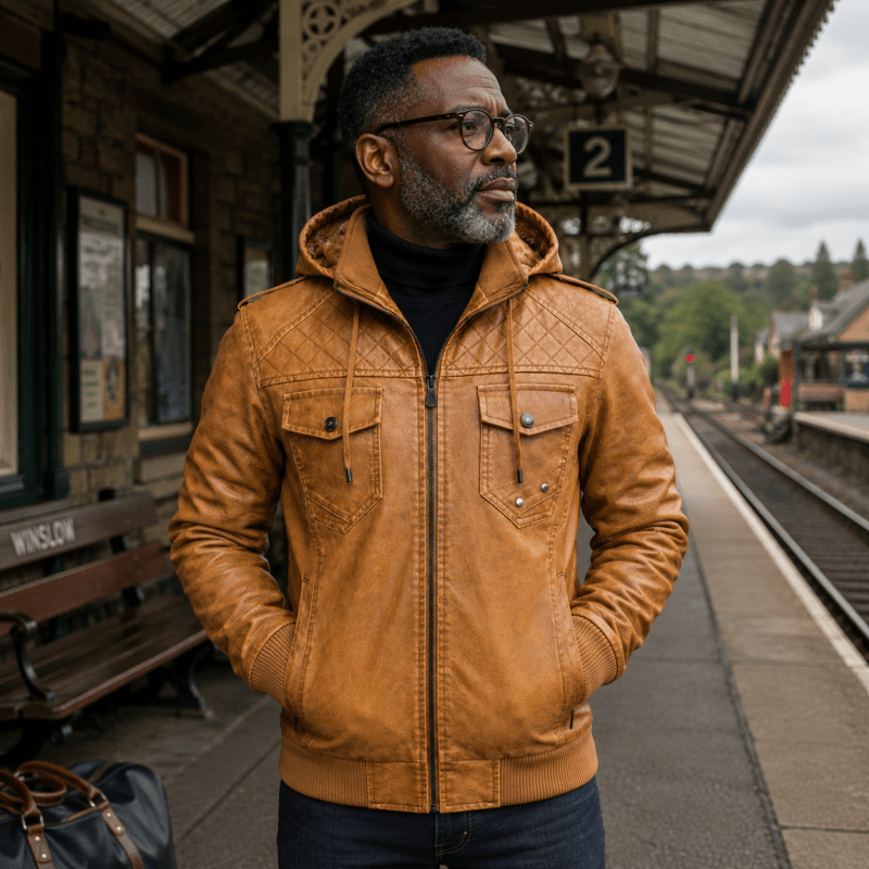 H.D. Crypto-Lederjacke