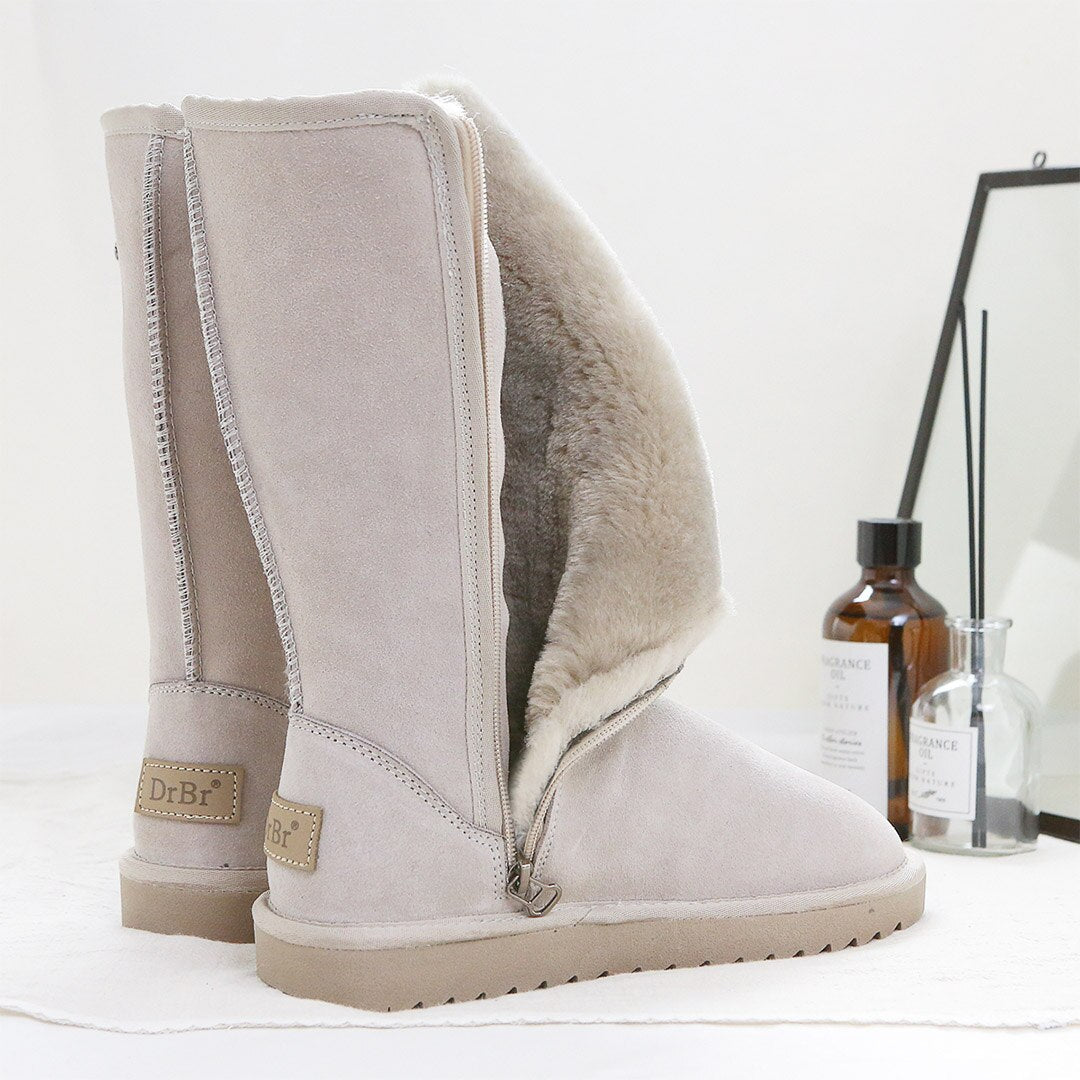 Wildleder Damen Warme Schneestiefel